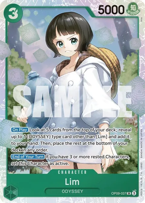 Lim OP09-037 One Piece card from Emperors in the New World