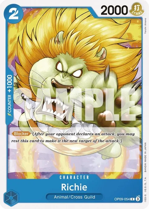 Richie OP09-054 One Piece card from Emperors in the New World