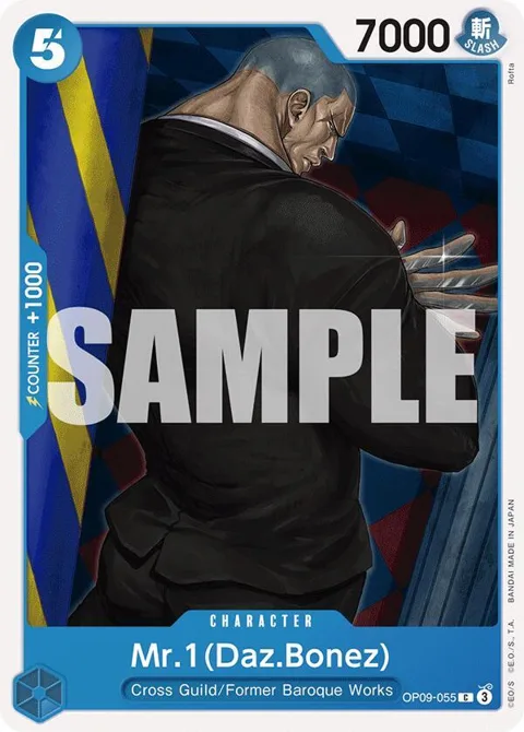Mr.1 Daz.Bonez OP09-055 One Piece card from Emperors in the New World