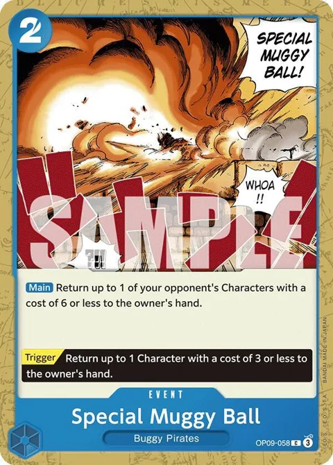 Special Muggy Ball OP09-058 One Piece card from Emperors in the New World
