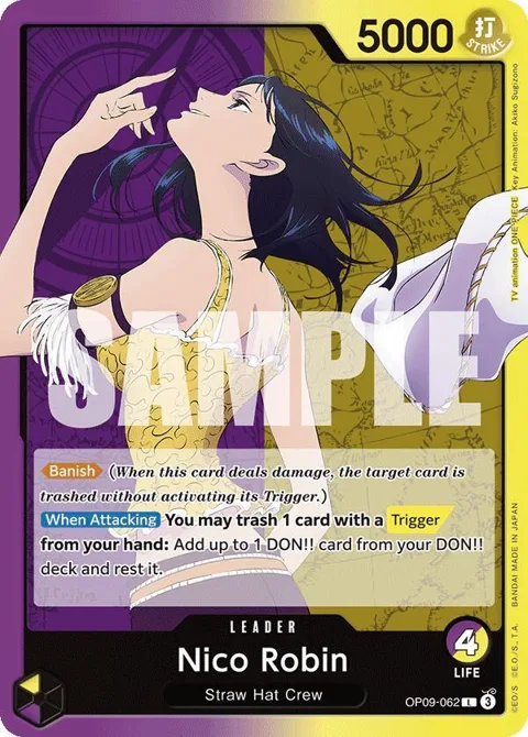 Nico Robin OP09-062 One Piece card from Emperors in the New World