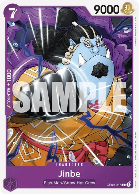 Jinbe OP09-067 One Piece card from Emperors in the New World