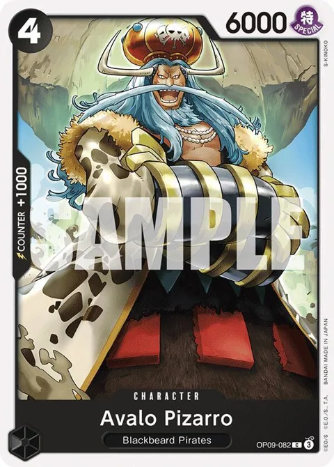 Avalo Pizarro OP09-082 One Piece card from Emperors in the New World