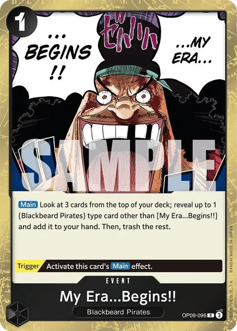 My Era...Begins!! OP09-096 One Piece card from Emperors in the New World