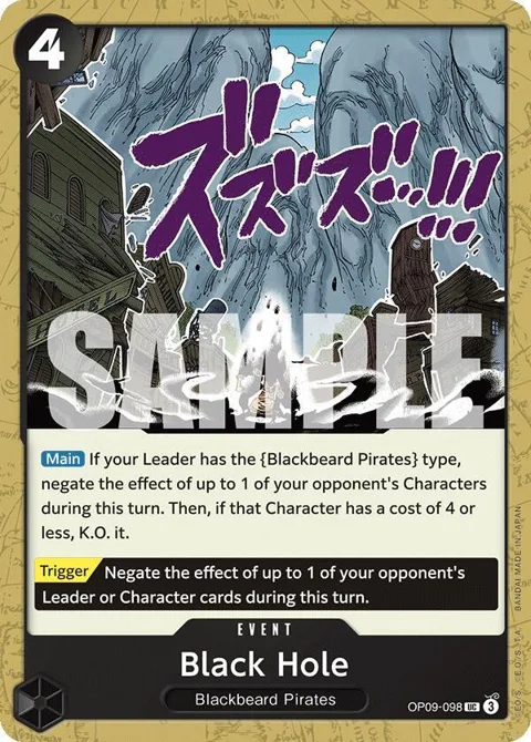 Black Hole OP09-098 One Piece card from Emperors in the New World