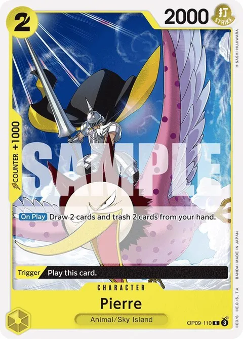 Pierre OP09-110 One Piece card from Emperors in the New World