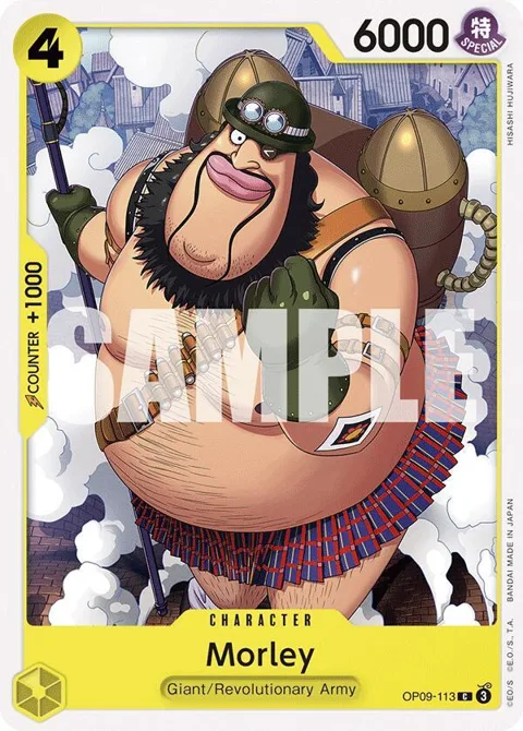 Morley OP09-113 One Piece card from Emperors in the New World