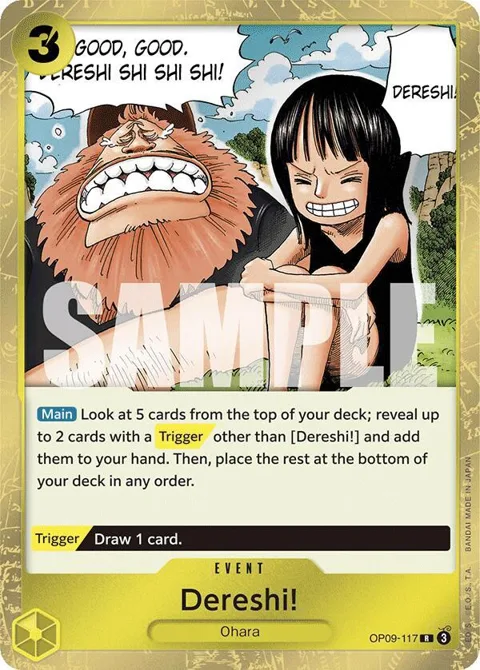 Dereshi! OP09-117 One Piece card from Emperors in the New World