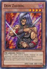 Don Zaloog GLD5-EN005 Yu-Gi-Oh card from Gold Series: Haunted Mine