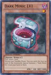 Dark Mimic LV1 GLD5-EN017 Yu-Gi-Oh card from Gold Series: Haunted Mine