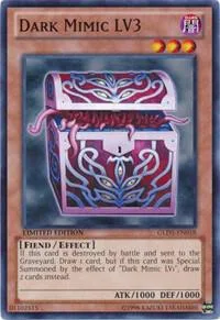 Dark Mimic LV3 GLD5-EN018 Yu-Gi-Oh card from Gold Series: Haunted Mine