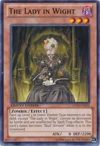 The Lady in Wight GLD5-EN022 Yu-Gi-Oh card from Gold Series: Haunted Mine