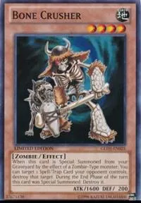 Bone Crusher GLD5-EN025 Yu-Gi-Oh card from Gold Series: Haunted Mine
