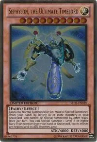 Sephylon, the Ultimate Timelord GLD5-EN029 Yu-Gi-Oh card from Gold Series: Haunted Mine