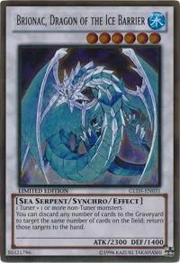 Brionac, Dragon of the Ice Barrier GLD5-EN031 Yu-Gi-Oh card from Gold Series: Haunted Mine