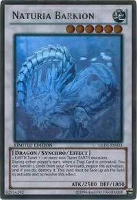 Naturia Barkion GLD5-EN033 Yu-Gi-Oh card from Gold Series: Haunted Mine