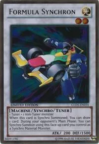 Formula Synchron GLD5-EN034 Yu-Gi-Oh card from Gold Series: Haunted Mine