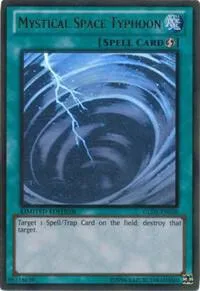 Mystical Space Typhoon GLD5-EN038 Yu-Gi-Oh card from Gold Series: Haunted Mine