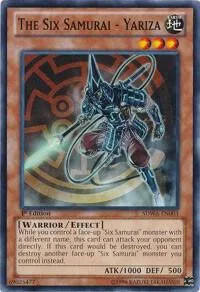 The Six Samurai - Yariza SDWA-EN003 Yu-Gi-Oh card from Structure Deck: Samurai Warlords