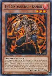 The Six Samurai - Kamon SDWA-EN007 Yu-Gi-Oh card from Structure Deck: Samurai Warlords