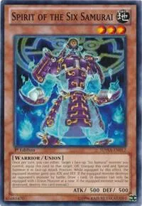Spirit of the Six Samurai SDWA-EN012 Yu-Gi-Oh card from Structure Deck: Samurai Warlords