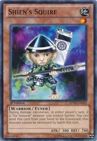 Shien's Squire SDWA-EN019 Yu-Gi-Oh card from Structure Deck: Samurai Warlords