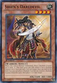 Shien's Daredevil SDWA-EN020 Yu-Gi-Oh card from Structure Deck: Samurai Warlords