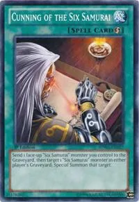 Cunning of the Six Samurai SDWA-EN027 Yu-Gi-Oh card from Structure Deck: Samurai Warlords
