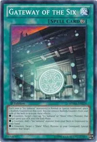 Gateway of the Six SDWA-EN029 Yu-Gi-Oh card from Structure Deck: Samurai Warlords