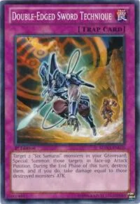 Double-Edged Sword Technique SDWA-EN035 Yu-Gi-Oh card from Structure Deck: Samurai Warlords