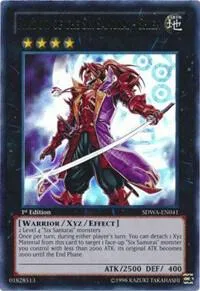 Shadow of the Six Samurai - Shien SDWA-EN041 Yu-Gi-Oh card from Structure Deck: Samurai Warlords