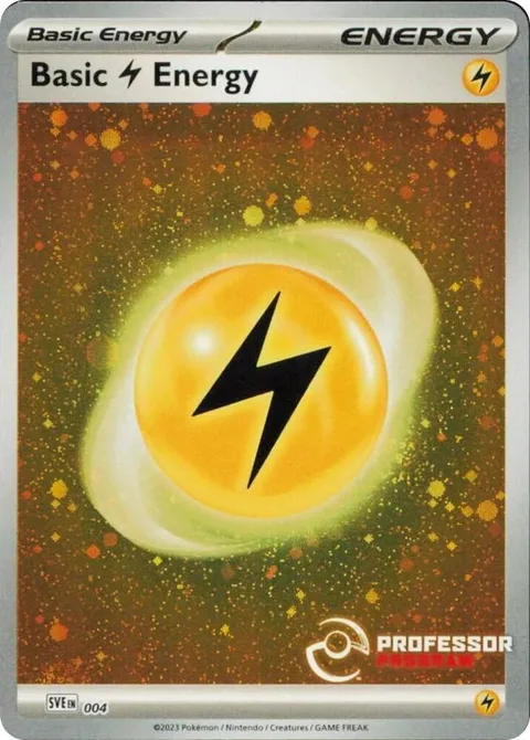 Lightning Energy 2023 #004 Holofoil Pokémon card from Professor Program Promos