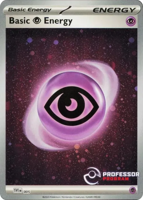 Psychic Energy 2023 #005 Holofoil Pokémon card from Professor Program Promos