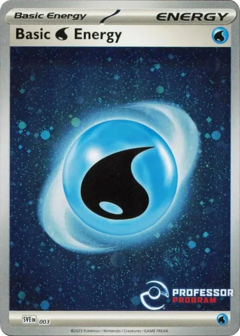 Water Energy 2023 #003 Holofoil Pokémon card from Professor Program Promos