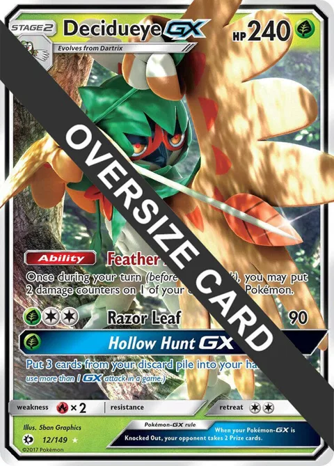Decidueye GX - 12/149 Decidueye GX Challenge Box #12/149 Holofoil Pokémon card from Jumbo Cards