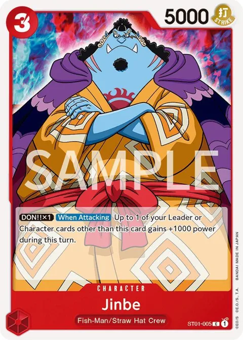 Jinbe ST01-005 Revision Pack One Piece card from Revision Pack Cards