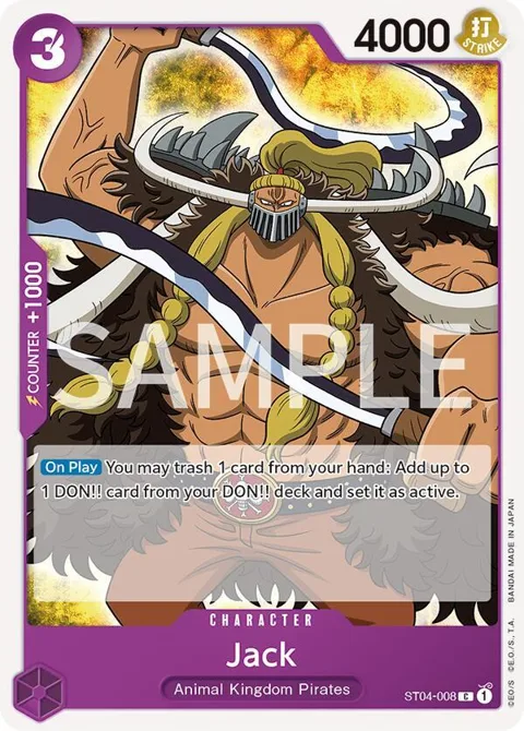 Jack ST04-008 Revision Pack One Piece card from Revision Pack Cards