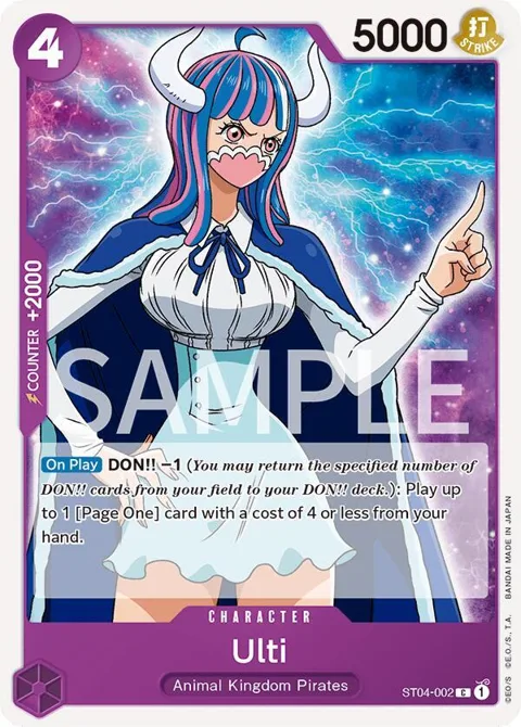 Ulti ST04-002 Revision Pack One Piece card from Revision Pack Cards