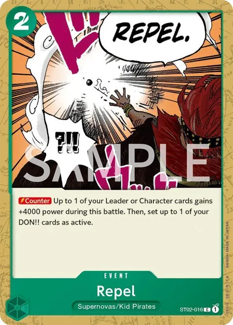 Repel ST02-016 Revision Pack One Piece card from Revision Pack Cards