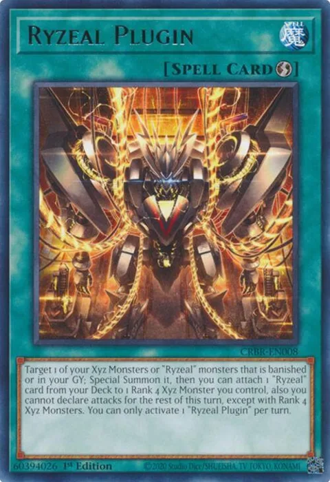 Ryzeal Plugin CRBR-EN008 Yu-Gi-Oh card from Crossover Breakers