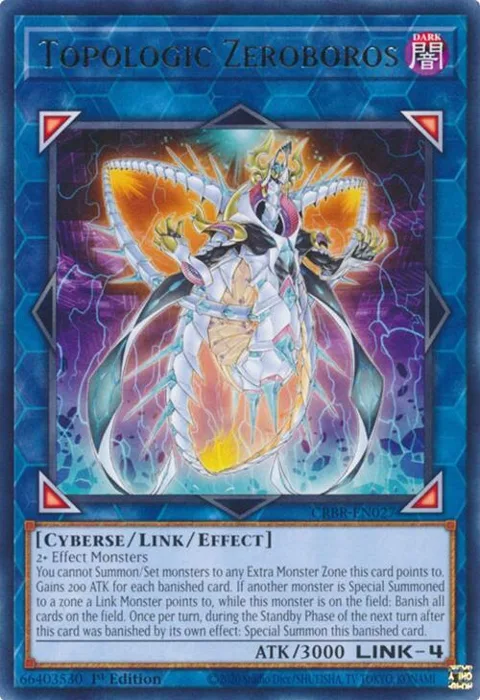 Topologic Zeroboros CRBR-EN027 Yu-Gi-Oh card from Crossover Breakers