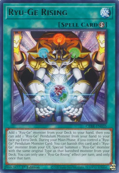 Ryu-Ge Rising CRBR-EN035 Yu-Gi-Oh card from Crossover Breakers