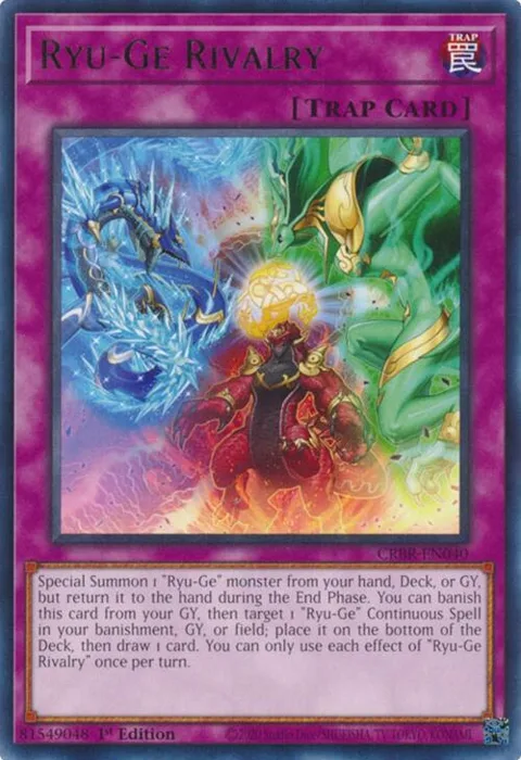 Ryu-Ge Rivalry CRBR-EN040 Yu-Gi-Oh card from Crossover Breakers