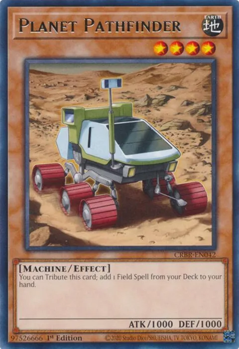Planet Pathfinder CRBR-EN042 Yu-Gi-Oh card from Crossover Breakers