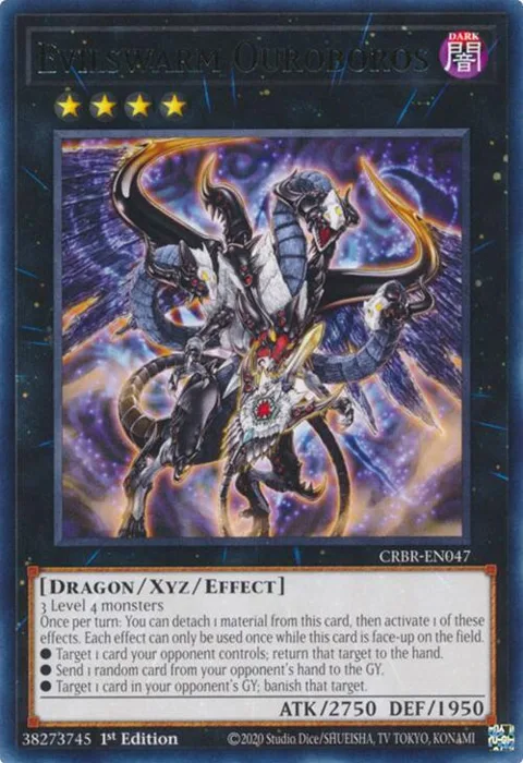 Evilswarm Ouroboros CRBR-EN047 Yu-Gi-Oh card from Crossover Breakers