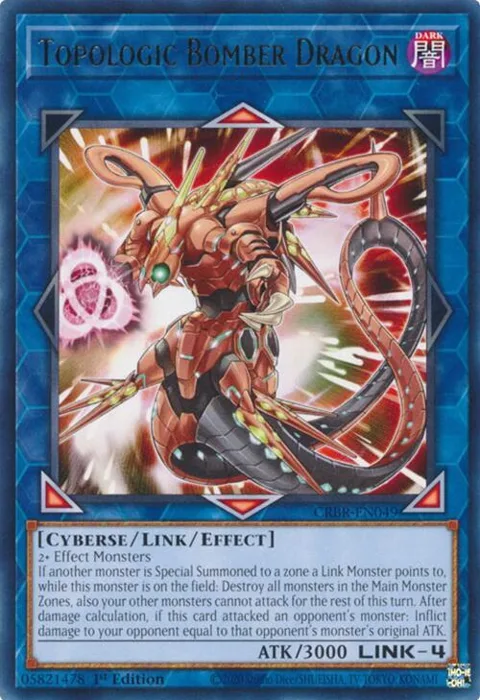 Topologic Bomber Dragon CRBR-EN049 Yu-Gi-Oh card from Crossover Breakers