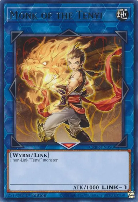 Monk of the Tenyi CRBR-EN056 Yu-Gi-Oh card from Crossover Breakers