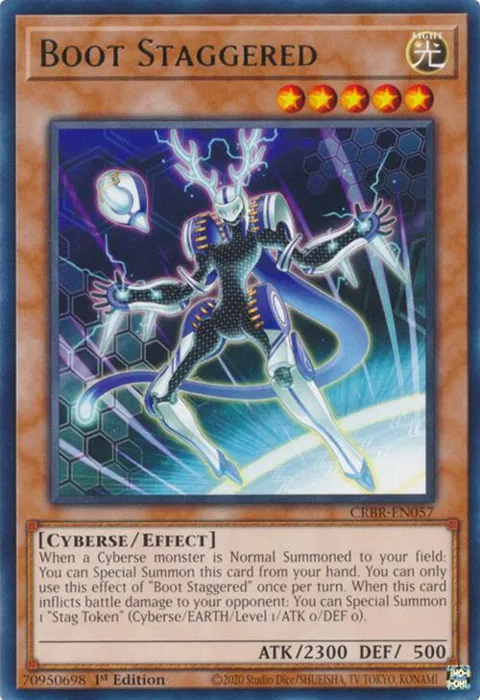 Boot Staggered CRBR-EN057 Yu-Gi-Oh card from Crossover Breakers