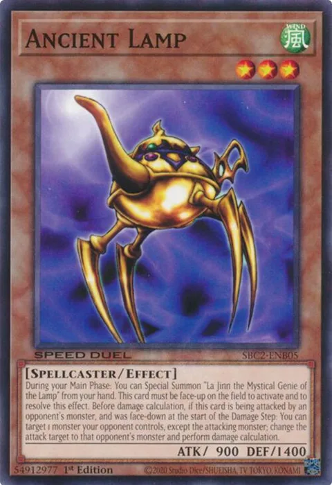Ancient Lamp SBC2-ENB05 Yu-Gi-Oh card from Speed Duel: Battle City Finals