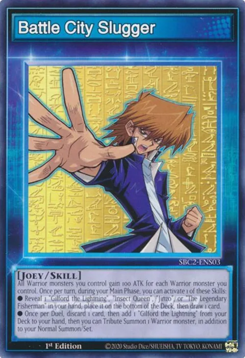 Battle City Slugger SBC2-ENS03 Yu-Gi-Oh card from Speed Duel: Battle City Finals